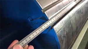 ضبط المحاذاة الجانبية لسلندر الطباعة (الاتجاه الأيمن)