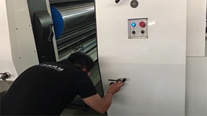 ضبط ضغط سيلندر الطباعة وسيلندر الأنيليكس