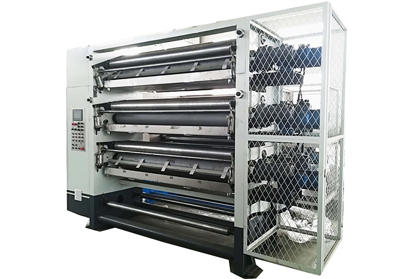 ماكينة الغراء لصنع الكرتون المضلع بسبع طبقات