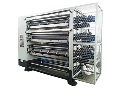 ماكينة الغراء لصنع الكرتون المضلع بسبع طبقات