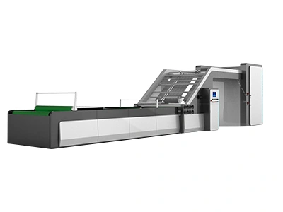 ماكينة لصق وتصفيح الكرتون