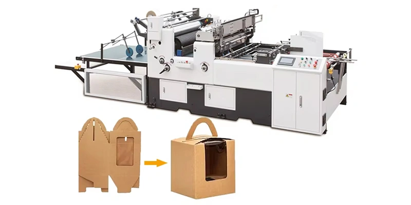 ماكينة تركيب الفتحات في صناديق الكرتون