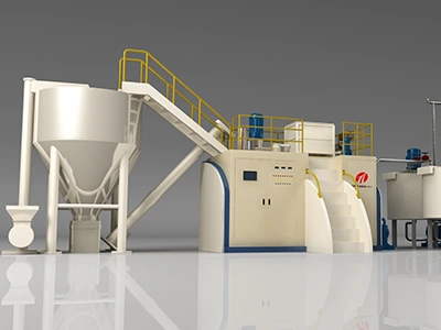 محطة خلط وتحضير الغراء